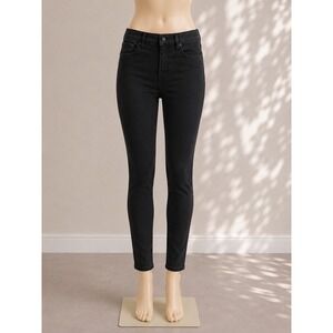 J.Crew Mercantile Skinny Jeans Women 30 Black Excellent High Rise Stretch Denim